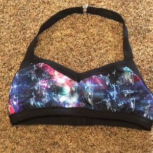Bad kitty constellation pole sports bra